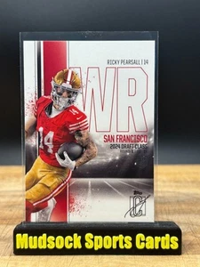 RICKY PEARSALL - 2024 Topps Signature Class - RC - San Francisco 49ers - Picture 1 of 2