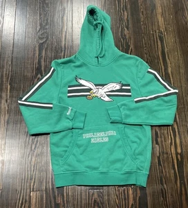 Mitchell Ness Philadelphia Eagles Hoodie Men’s Medium Green Cotton Polyester  - Picture 1 of 6