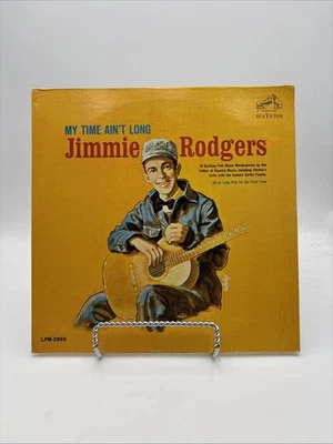 Jimmie Rodgers-My Time Ain't Long-   Folk RCA Victor LPM-2865 1964 Lp Vinyl VG+ - Image 1 of 4
