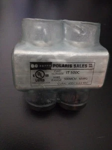 POLARIS SALES (IT 500C) 2-Port, Multi-Tap, Insulated Wire Connector, 500MCM–4AWG - Picture 1 of 3