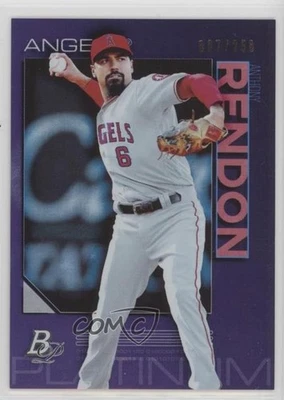 2020 Bowman Platinum Wal-Mart Purple /250 Anthony Rendon #64 - Image 1 of 2