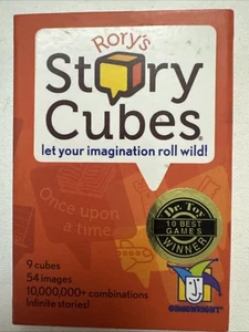 Rory's Story Cubes 9 Cubes! Gamewright Classic Infinite Magnetic Box - Picture 1 of 4