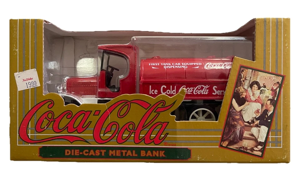 Vintage Coca-Cola Kenworth Tanker Truck Die-Cast Metal Bank by Ertl – 1994 – NIB - Image 1 of 4