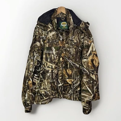 Vintage Cabelas Dry Plus Hunting Jacket Mens Size L 4D Camo Gorpcore Thinsulate - Image 1 of 4