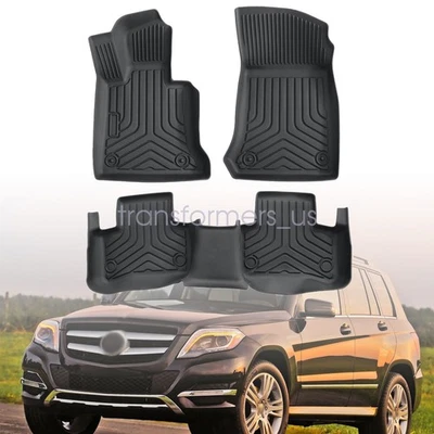 Tapetes forros delanteros y segunda fila de TPE para Mercedes-Benz Clase GLK X204 2009-2015 Foto 1 de 4