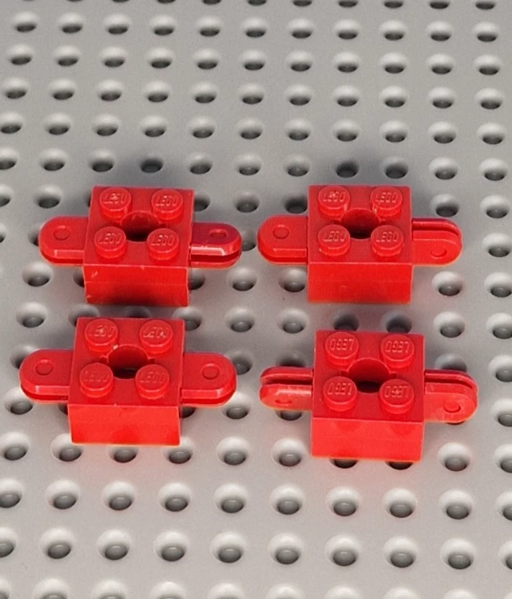 LEGO® 4er Set Torso Homemaker Figuren Baustein 2x2 rot 792c03 - Bild 1 von 1