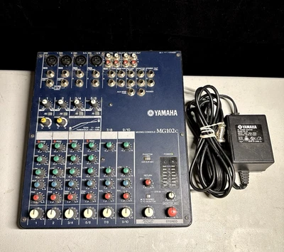 Yamaha MG102C Mixing Console 10-Channel Stereo Analog Built in Compressor - Image 1 of 4