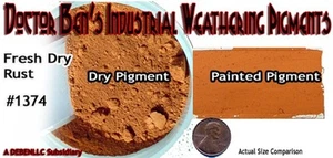 FRESH DRY RUST Weathering Pigment Doctor Ben's Wood Plastic Metal Resin ppa5972 - Picture 1 of 12