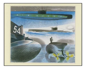 Aspects of Submarines, WW2 - War Artist Captain Eric Ravilious - 23x16" (A2) - Picture 1 of 1