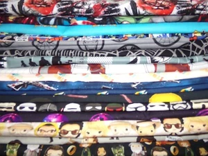 CARTOON movies TV shows cotton FABRIC U-pick AVENGERS Star wars READ for sizes - Picture 1 of 41
