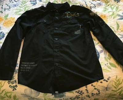 Helix youth Long Sleeve Shirt Med black logo  — 第 1/4 张图片