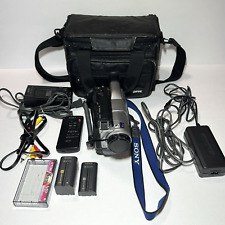 Sony DCR-TRV310 NTSC Digital 8 Camcorder Record Transfer Watch Hi8 Video Bundle