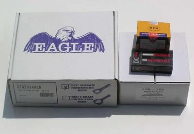 HONDA CIVIC TURBO PISTONS FORGED EAGLE RODS RINGS SI SiR D16 D16Z6 D16Y8 ZC - Image 1 of 2