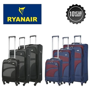 Aerolite Premium Super Lightweight 4 Wheel Luggage Suitcase Carry On Bags - Picture 1 of 5