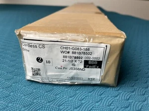 Bed Bath & Beyond "Snow" White Cordless Blinds 21-1/2" " x 72" w/Hardware New!! - Picture 1 of 4