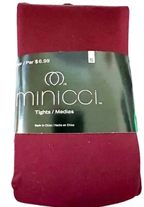 New Minicci Women's Marron Microfiber Tights Size S - Picture 1 of 3