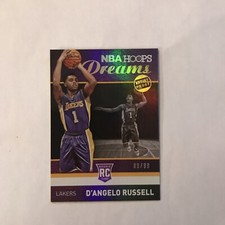 2015-16 D’Angelo Russell Nba Hoops Dreams Artist Proof RC No.1 /99