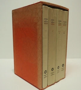 LETTERE SULL'ARTE DI PIETRO ARETINO Edizione Del Milione 4 vols. in case VG - Imagen 1 de 10