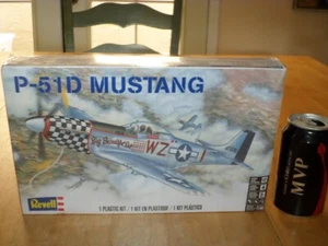[WW#2] USA, P-51D MUSTANG Fighter Plane, Plastic Model Kit, Scale 1/48, Vintage - Picture 1 of 8
