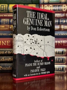 Ideal Genuine Man STEPHEN KING & ROBERTSON SIGNED Mint Limited Hardback 1/500 - Picture 1 of 5