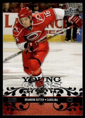 2008-09 Upper Deck Young Guns Brandon Sutter Rookie Carolina Hurricanes #204 - Image 1 of 2