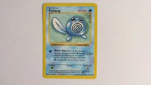 1999 Vintage Pokemon Shadowless Base Set POLIWAG 59/102 WOTC English Excel Cond - Picture 1 of 2