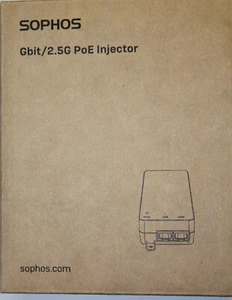 Sophos Gbit/2.5G PoE+ Injector 802.3af/at – 30W - New - Picture 1 of 5