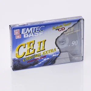1x BASF CEII 90 Cromo Extra Cassette Audio Cassette EMBALAJE ORIGINAL (D) - Imagen 1 de 2
