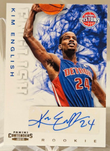 2012-13 Contenders KIM ENGLISH #242 Rookie Auto