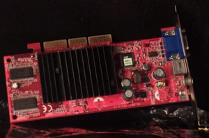 NVIDIA GeForce FX5200 AGP Video Card Lancer-210-M03 HP PN: 5187-4907 - Picture 1 of 12