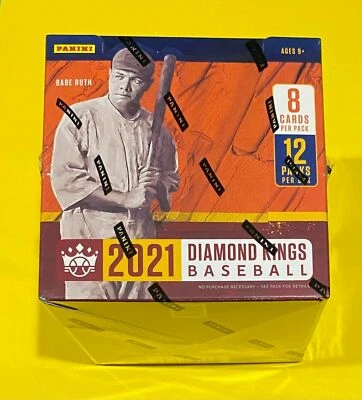 2021 Panini Diamond Kings MLB Baseball Hobby Box (2 Autos or Memorabilia) 🔥 - Image 1 of 4
