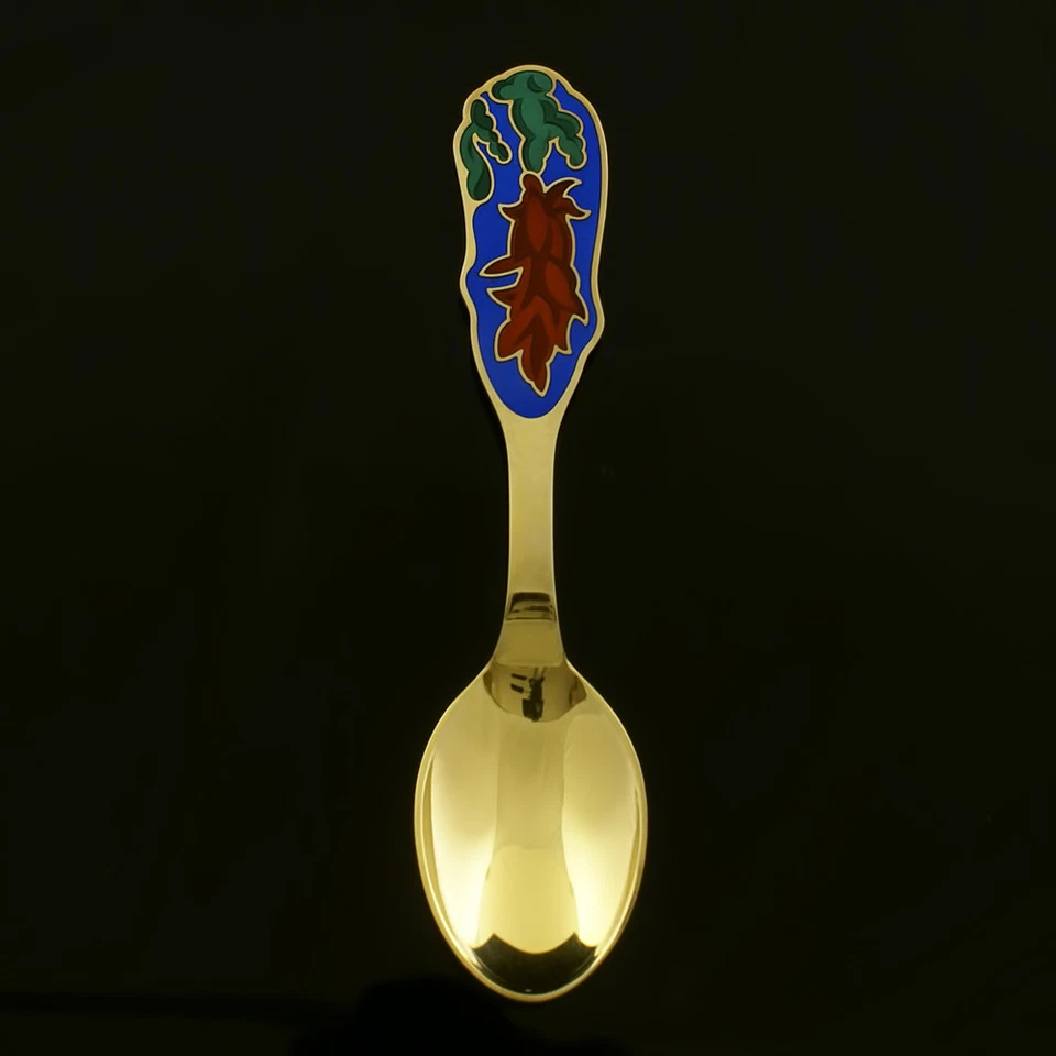 Danish Gilded Christmas Spoon, 1994 - A. Michelsen - Image 1 of 1