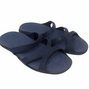 Crocs women’s sandals size 9 Slip On Black - Picture 1 of 6