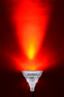 LED PAR38 120V 20W = 180W , Red Color Non-Dimmable E26 Medium Base Light Bulb - Image 1 of 3