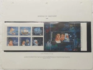 623A MARSHALL ISLANDS POSTAGE STAMPS White Ace album pg 91 MNH:LEGENDS DISCOVERY - Picture 1 of 5