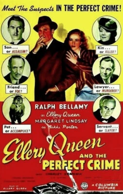 Ellery Queen and the Perfect Crime DVD - Ralph Bellamy dir. Hogan Mystery 1941 - Image 1 of 4