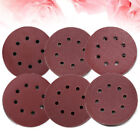 60Pcs 5" Sanding Disc Pads 8-Hole Grid Sandpaper for Rotary Tools