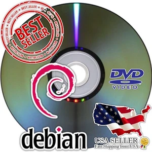 Debian Linux Installation DVD – Bootable Linux OS for Servers & PCs, Easy Setup - Picture 1 of 2