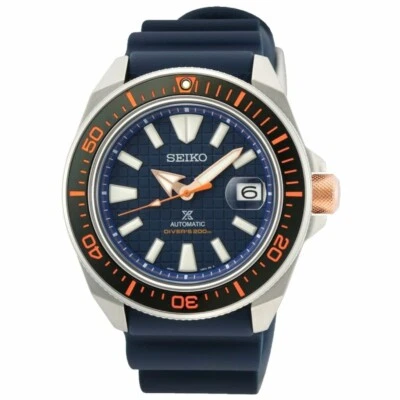 SEIKO Prospex SRPH43K1 Save the ocean Automatic Watch Samurai King Silicone NEW - Image 1 of 4