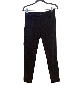 Joe’s The Icon Womens Mid Rise Skinny Ankle Jeans 28 Leopard Print Y2K Boho Art - Image 1 of 4