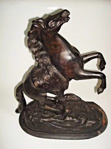 Große Figur H. ca. 44 cm. „Pferd“ 19 und frühen 20 Jh. - Picture 1 of 7