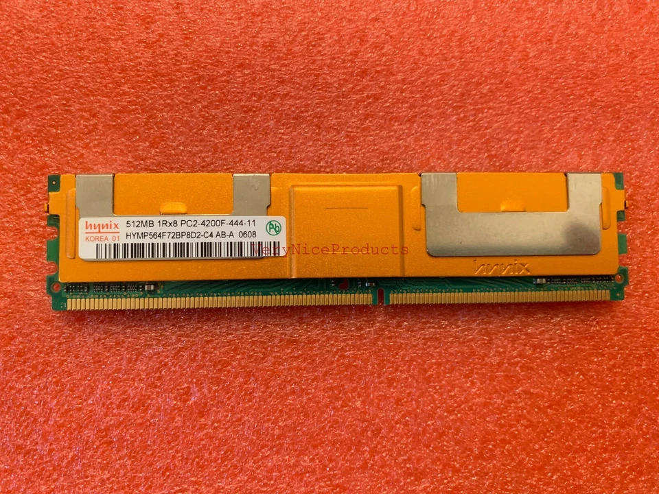 HYMP564F72BP8D2-C4 Hynix 512MB PC2-4200 DDR2-533MHz ECC Fully Buffered CL4 240-P - Image 1 of 2