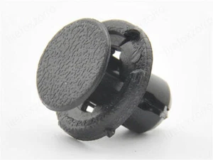 25/Pack Fix Rogue Bumper Fender Black Car Clips Manufacturer # 01553-09611 8mm - Imagen 1 de 4