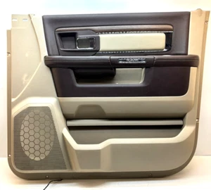 2013-2018 Ram 1500 2500 3500 Laramie Right Passenger Side Door Panel Tan Brown - Picture 1 of 15