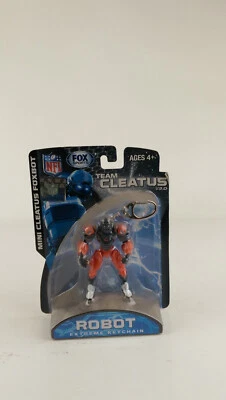 New Fox Cleatus Fox Robot Action Figure Key Chain Fob Chicago Bears - Image 1 of 4