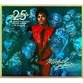 Michael Jackson : Thriller CD 25th Anniversary  Album with DVD 2 discs (2009) - Image 1 of 1