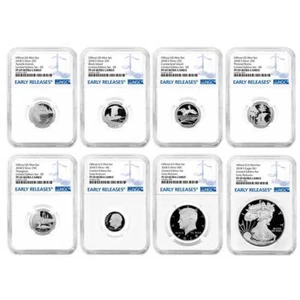 2018-S Limited Edition Silver Proof Set 8pc. NGC PF69UC ER Blue Label - Picture 1 of 9