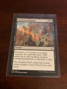 Magic the Gathering Hour of Devastation Torment of Venom - Picture 1 of 2