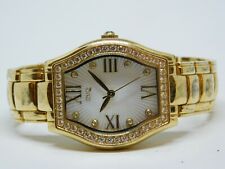 DMQ CZ 11737 Gold Tone Quartz Analog Ladies Watch