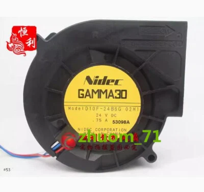 1PC NIDEC GAMMA30 D10F-24B6G 02H1 24V 0.75A 9733 9CM Turbofan - Image 1 of 2